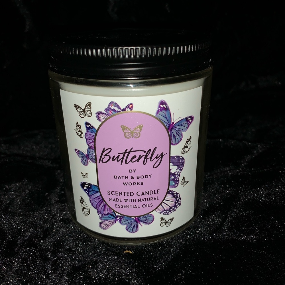 BBW butterfly single wick candle NWT